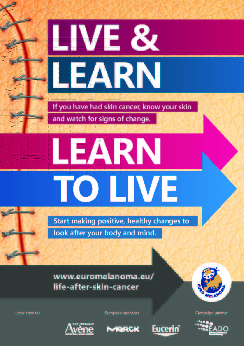 Poster of the Euromelanoma 2024 Campaign